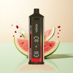 Adalya ADL 16000 PRO Puffs RVS Pijp Watermeloen Ijs