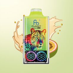 Fumot Leopard 40K Puffs Dual Mesh 0/2/3/5% Nicotine 700mAh Type-C Digitale Display Kiwi Passievrucht Guave