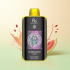 Fumot Tornado 25000 Puffs HD Scherm Oplaadbare 20ml Perzik Mango Watermeloen