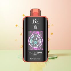 Fumot Tornado 25000 Puffs HD Scherm Oplaadbare 700mAh Batterij Roze Limonade