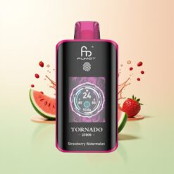 Fumot Tornado 25000 Puffs HD Scherm Oplaadbare 700mAh Batterij Type-C Aardbei Watermeloen