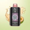 Fumot Tornado 25000 Puffs Oplaadbare HD Scherm Type-C Kiwi Passievrucht Guave