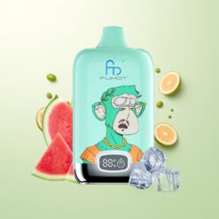 Fumot Tornado Digital Box 12000 Puffs Digitaal Box Mesh Coil 67g Type-C Koel Munt