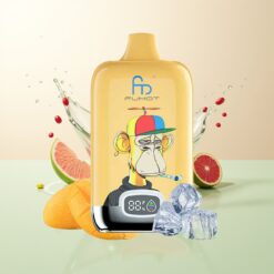 Fumot Tornado Digital Box 12000 Puffs Digital Box 20ml Mesh Type-C Druiven Ijs