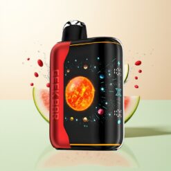 GEEK BAR Platinum Edition 25000 Puffs Pulse Mode Matte Platinastaal Dynamisch Scherm Watermeloen Ijs