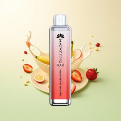 Hayati Pro Max 4000 Puffs Oplaadbare Wegwerp Vape Aardbei Banaan