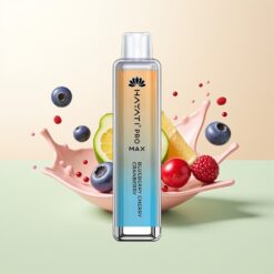 Hayati Pro Max 4000 Puffs Oplaadbare Wegwerp Vape Bosbes Kers Cranberry