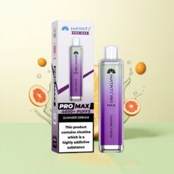 Hayati Pro Max 4000 Puffs Oplaadbare Zomerdroom Wegwerp Vape
