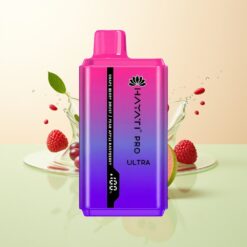 Hayati Pro Ultra 15000 Puffs 850mAh 24ml 2% Druiven Bes Barst Peer Appel Framboos