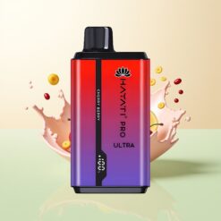 Hayati Pro Ultra 15000 Puffs Dubbel 12ml Kers Bes