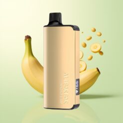 Alibarbar Ingot 9000 Puffs 22ml 2350mah LED Banaan Buzz Wegwerp Vape