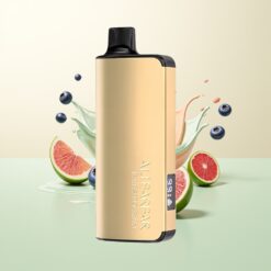 Alibarbar Ingot 9000 Puffs 22ml 2350mah LED Blauwe Bes