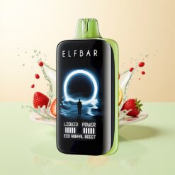 Elf Bar MoonNight 40000 Puffs 18ml Aardbei Kiwi IJs