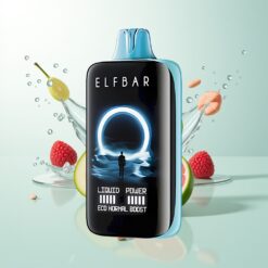 Elf Bar MoonNight 40000 Puffs USB-C Oplaadbare Wegwerp Vape Blauwe Framboos Ijs