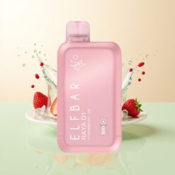 Elf Bar Raya D1 13000 Puffs Oplaadbare Aardbei Ijs