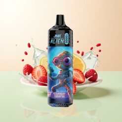 JNR Alien 10000 Puffs 850mAh Mesh Coil RGB LED Aardbei Framboos Kers IJs