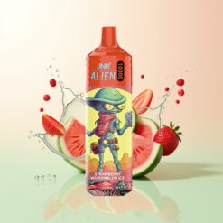 JNR Alien 10000 Puffs 850mAh Mesh Coil RGB LED Aardbei Watermeloen IJs