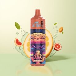 JNR Alien 10000 Puffs 850mAh Mesh Coil RGB LED IJzeren Drank