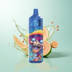 JNR Alien 10000 Puffs 850mAh Mesh Coil RGB LED Meneer Blauw