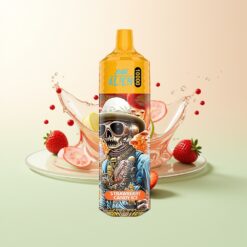 JNR Alien 10000 Puffs 850mAh RGB LED Aardbei Snoep IJs