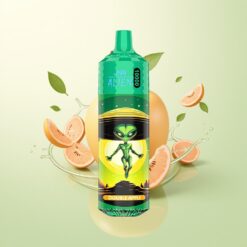 JNR Alien 10000 Puffs 850mAh RGB LED Dubbel Appel