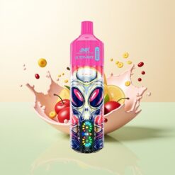 JNR Alien Max 18000 Puffs LED Dual Mesh Cherry Berry