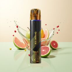 JNR Black&Golden 800 Puffs 550mAh 2ml TPD Zonder Opladen 2% Nicotine Druif Ijs