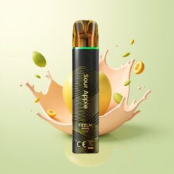 JNR Black&Golden 800 Puffs 550mAh 2ml TPD Zuur Appel Wegwerp Vape