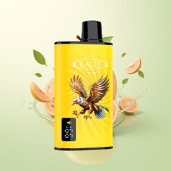 JNR EAGLE Smart 23000 Puffs Digitaal Scherm 1.0ohm Mesh Coil Instelbare Luchtstroom 750mAh Batterij Dubbel Appel