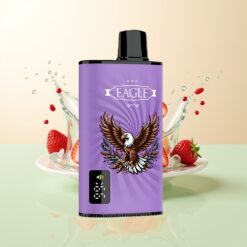 JNR EAGLE Smart 23000 Puffs Digitale Scherm 1.0ohm Mesh Coil Aanpasbare Luchtstroom Aardbei Ijs