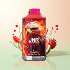 JNR Falcon 16000 Puffs 850 mAh 22ml Dual Mesh Coil Type C & Lightning Smart LED Display 0% 2% Aardbei Watermeloen Ijs