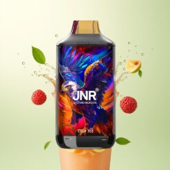 JNR Falcon 16000 Puffs 850mAh 22ml Dual Mesh Coil Type C & Lightning Smart LED Display 0% 2% Cola IJs