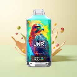 JNR Falcon X 18000 Puffs 750mAh 24ml Dual Mesh Coil Digitale Display Type-C Snelle Oplading 0% 2% 5% Skittles