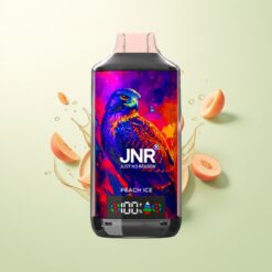 JNR Falcon X 18000 Puffs 750mAh 24ml Dual Mesh Coil Digitale Display Type-C Sneloplaad Perzijs IJs