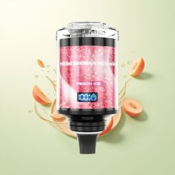 JNR Mega Shisha Hookah 100K 2200mAh Type-C Perzik IJs