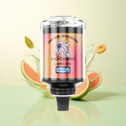 JNR Mega Shisha Hookah 100K 70.2mmx270mmx143.2mm 2200mAh Type-C Ademendebare Luchtstroom Weelderig Ijs