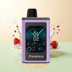 JNR PhoneVape 30000 puffs Oplaadbare Turbo Modus Aardbei IJs