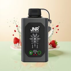 JNR Shisha Hookah Box 20500 Puffs HD Display 1000mAh 25ml Dual Mesh Coil Type-C Aardbei IJs